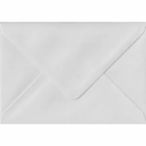 White Heavyweight 152mm x 216mm Gummed 130gsm A5 Greeting Card Envelopes - Picture 1 of 1