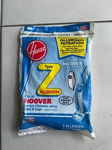 HOOVER Typ Z Staubsauger Filterbeutel 3er Pack Neu, versiegelt - Bild 1 von 1