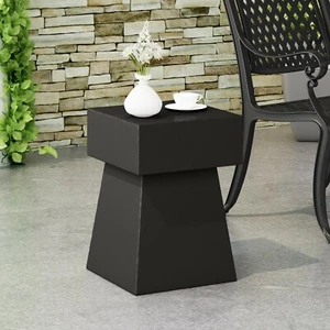 Karrah Outdoor Modern Side Table - Picture 1 of 21