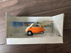 Cararama BMW Isetta 1/43 Boxed Orange & White - Picture 1 of 8