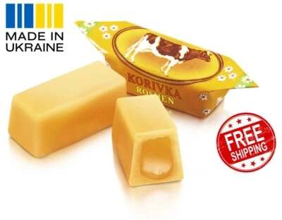 Roshen Korivka Toffee Candies – Classic Ukrainian Caramel Sweets