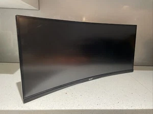 Acer Predator XR342CK 34" Ultrawide QHD G-SYNC Curve LED Gaming, Screen Cracked - Picture 1 of 13