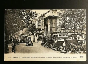 CPA 75 Paris - Le Boulevard St Denis et la Porte St Martin - Imagen 1 de 2