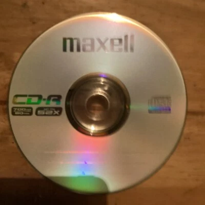 Maxell CD-R 52x 700MB Recordable Discs - Pack of 10 - Image 1 of 2