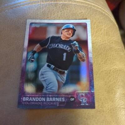2015 Topps Rainbow Foil Brandon Barnes #492 - Image 1 of 2