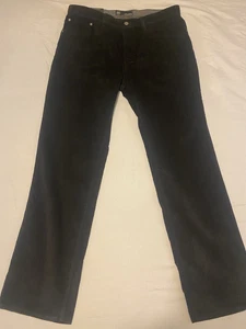 NWT Weatherproof Men’s 36x32 Corduroy Black Pants 5 Pocket - Picture 1 of 3
