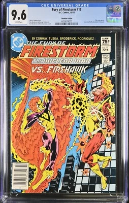 Fury of Firestorm #17 Canadian Price Variant NEWSSTAND CGC 9.6 1983 White Pgs🔥 - Image 1 of 4
