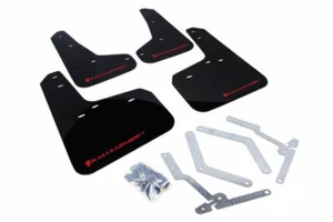 Rally Armor UR Black Mud Flaps w/ Red Logo for 12-19 Ford Focus RS SE ST - Picture 1 of 6