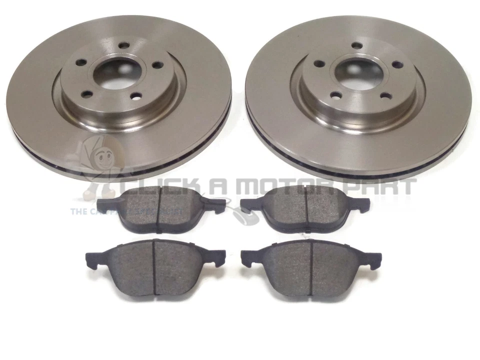 FORD FOCUS MK2 ESTATE 2005-2010 FRONT 2 BRAKE DISCS AND PADS SET NEW (278mm) - Image 1 of 1