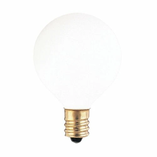 Bulbrite 10G12WH 10W G12 Globe 120V Light Bulb, White - Image 1 of 1