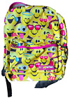 Emoji Pattern 17" Backpack Kid's Jr Adult Fun Pack Full Support Panel