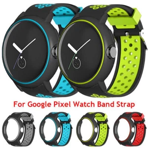Correa de reloj para Google Pixel Watch 1 2 pulsera de repuesto silicona deportiva + funda protectora - Imagen 1 de 28