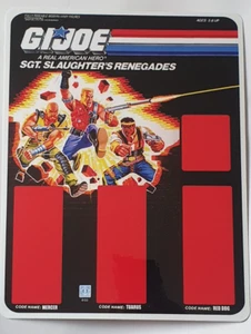 Modellino 7 x 9 pollici GI JOE CUSTOM RENEGADES 1987 MERCER TAURUS CARDBACK - Foto 1 di 2