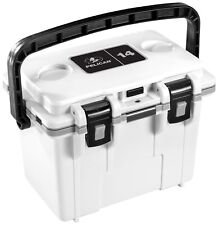 Pelican 14Q-1-WHTGRY Personal Cooler Ice Box - Gray/White