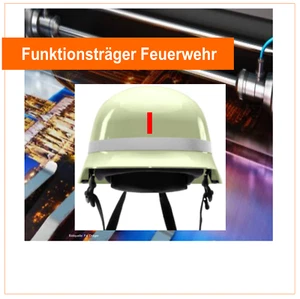 Helmkennzeichnung der Funktionsträger/innen Feuerwehr - Picture 1 of 3