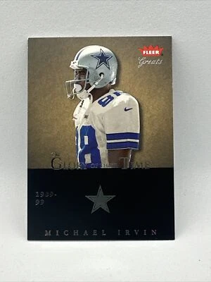 2004 Fleer Greats Michael Irvin Greats The Glory of their Time /1995 Cowboys HOF - Image 1 of 2