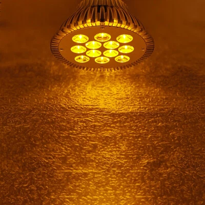 36W Yellow 585nm~590nm PAR38 LED Lamp Spot Light Bulb Therapy Plant Aquarium - Image 1 of 4