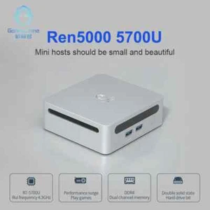 2023 GenMachine Mini PC Ren5000 5700U AMD Ryzen7 5700U Win11 DDR4 NVMe WiFi6 NUC - Picture 1 of 20