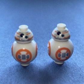 Two (2) LEGO Star Wars Minifigure BB-8 Droids - (75105)