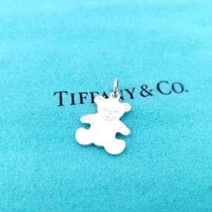 Tiffany & Co. Sterling Silber 925 kleiner Baby Teddybär Anhänger Charm - Bild 1 von 5