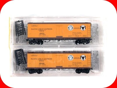 N Scale ***PACIFIC FRUIT Exp - BELMONT SHORE*** Reefer Set - Micro Trains **RARE - Image 1 of 3