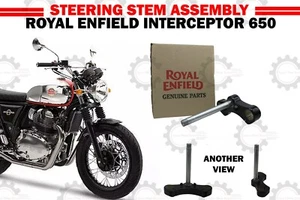 Royal Enfield Interceptor 650 "Steering Stem Textured Black" - Bild 1 von 8