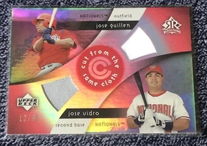 2005 Upper Deck Riflessi Tagliati dallo stesso Panno Rosso /99 Jose Guillen Vidro - Foto 1 di 2