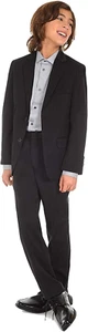 Calvin Klein Big Boys Black Dress Suit Pants SZ 14 (missing suit jacket for set) - Picture 1 of 4