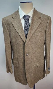 Nuevo con etiquetas Abrigo Deportivo Blazer Vintage Ermenegildo Zegna Gritti Mezcla Cachemira Beige 40R - Imagen 1 de 12