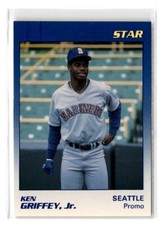 1989  Star Promo Ken Griffey Jr. Blue and White Blank Back 202330