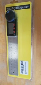 Digitaler Winkellineal 2 in 1 Winkelsucher von Rockseed 2x 200mm Edelstahl Lineale - Bild 1 von 6