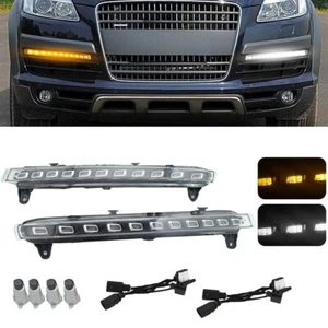 Updated LED Driving Daytime Running Turn Signal Light Lamp For Audi Q7 2006-2009 - Picture 1 of 12
