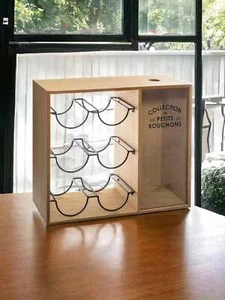 Estante de vino para mesa para 6 botellas - Imagen 1 de 3
