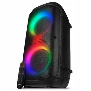 TRAGBARER DRAHTLOSER BLUETOOTH-LAUTSPRECHER PARTYTECH BIG TOWER KRAFTVOLLER BASS - Zdjęcie 1 z 12