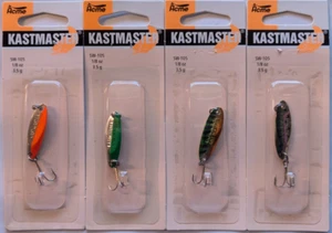 4 Pks. Acme Tackle KASTMASTER Fishing Lures - 1/8 Ounce - Four Great Colors! - Picture 1 of 1