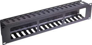 Eagle P710K Cable Tidy Panel W/ Cover For All 19 Inch Cabinets & Racks, Black - Picture 1 of 1