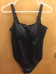 Prego Maternity One Piece Black Swimming Suit. Size Large Model#1024 A109 - Picture 1 of 3
