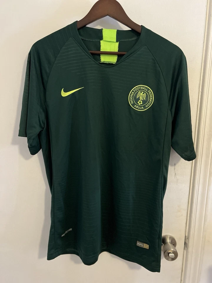 Футболка Nike Нигерия 2018 чемпионат мира XL зеленая редкая. Aeroswift не дрейфует! - Изображение 1 из 4