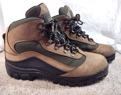 Thom McAn Hiking Boot Men's Sz 11 Brown Suede Round Toe Ankle Lace Up - Image 1 of 4