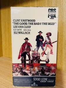 The Good, The Bad and The Ugly (VHS, 1984 CBS FOX Early Release) Clint Eastwood - Picture 1 of 3