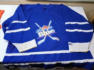 Maglia Hockey Uomo CCM Labatt Blu. Rete laterale. Taglia XL. Blu/Bianco. Nuovo senza etichette. - Foto 1 di 6