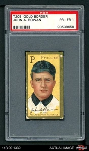 1911 T205 John Rowan Phillies PSA 1 - POOR - Picture 1 of 2