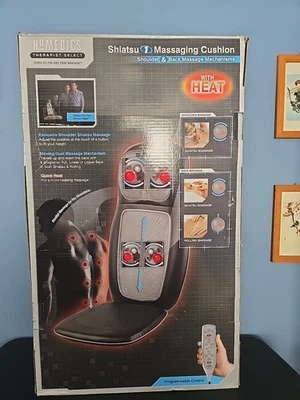 HoMedics SBM-500HB Shiatsu Massage Cushion w/Heat to Shoulder & Back, 6 Programs - Image 1 of 4