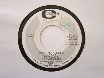 Bob Seger & Last Heard HEAVY MUSIC Part 1 & 2 CAMEO #494 Promo NM - Image 1 of 2