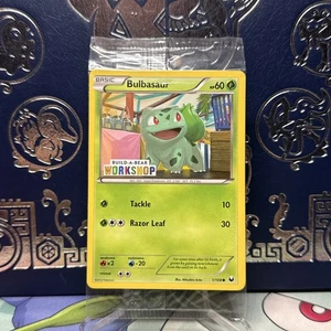 Pokemon 2012 Bulbasaur Build-A-Bear Workshop Promo 1/108 Sealed Near Mint - Bild 1 von 2