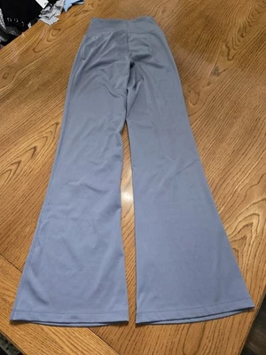 NUEVO SIN ETIQUETAS AEROPOSTAL Mujer Lt Azul Acampanado Leggings Talla XS Foto 1 de 4