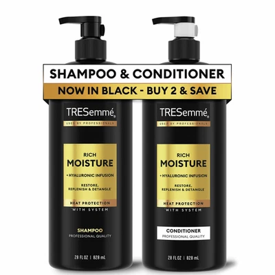 Tresemme Rich Moisture Shampoo and Conditioner Set, 28 oz 2 Count - Image 1 of 4