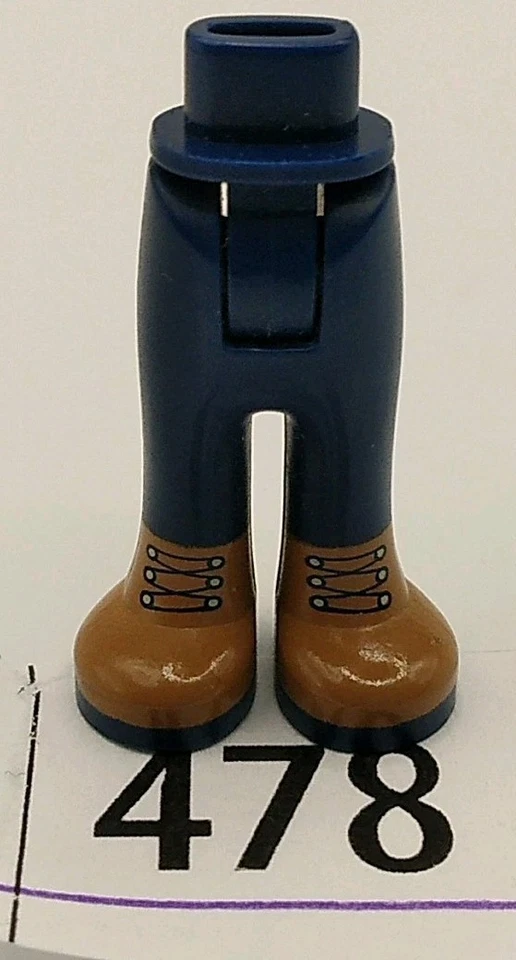 LEGO Friends Niña Mini Muñeca Minifigura Piernas Azul Oscuro Pantalones Turrón Bota Niño Hombre 478 Foto 1 de 1