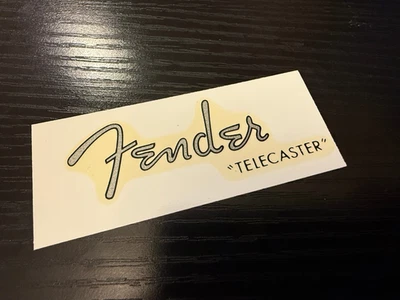 Calcomanía Fender Telecaster estilo espagueti tobogán acuático tele años 50 Foto 1 de 4
