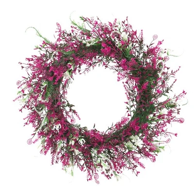  Greenery Garland Faux Flower Artificial Fern Leaves Wreath Simulation Plant - Image 1 of 4